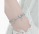 Ocean Ice Blue Bracelet, Female Original, Small and Unique Design, Cool and Exquisite Bracelet