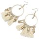 Tassel chandelier earrings ethnic tassel drop earrings long tassel earrings female girl thread