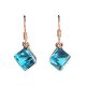 Crystal earrings Crystal earrings color magic cube crystal earrings fashion girl