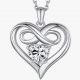 Heart shaped necklace for women